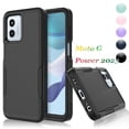 thumbnail image 1 of For Motorola Moto G 5G 2023 Phone Case,2 in 1 Hard PC Phone Case for Moto G 5G 2023 , Rubber & Rugged Shockproof Full Body Protection Case Cover - Black, 1 of 6