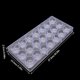 thumbnail image 5 of Billuyoard Molde de chocolate, molde de decoración de postres de plástico transparente para hornear dulces de galletas y cupcakes Herramientas y accesorios para hornear No.12, 5 of 6
