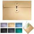 thumbnail image 2 of DJN Home & Garden Envelopes With Thread Seals Thick Cowhide Foldersreusable Transparent Envelopes And Organizers, 2 of 9