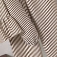thumbnail image 5 of mgoYE Girl's 2 Piece Fall Winter Outfits Bow Striped Long Sleeve Top and Wide Leg Pants Cute Clothing Sets(Coffee,9-10 Years), 5 of 8
