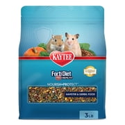 Kaytee Forti-Diet Pro Health Nourish+Protect Hamster and Gerbil Food Flavor Medley 3 Pounds