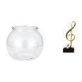 thumbnail image 1 of Adorno Musical Transparente Para Pecera, De Resina Transparente, Para Mesa, Centro De Mesa, Florero Creativo Para Dormitorio, Sala De Estar, Escritorio, Decoración Del Hogar, Regalo, 1 of 8