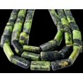 thumbnail image 2 of Chartreuse Serpentine 17x15x8mm to 24x14x7mm Jade Bead Strand | 16 Pearls |, 2 of 5