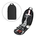 thumbnail image 2 of Bolsa para utensilios de camping ligera con correas elásticas y tela Oxford resistente al desgaste Sin patrón negro, 2 of 9