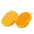 thumbnail image 1 of Tong Grooming Shampoo Brush Massage Rubber Comb Bath For And Cats Easy Washing, 1 of 3