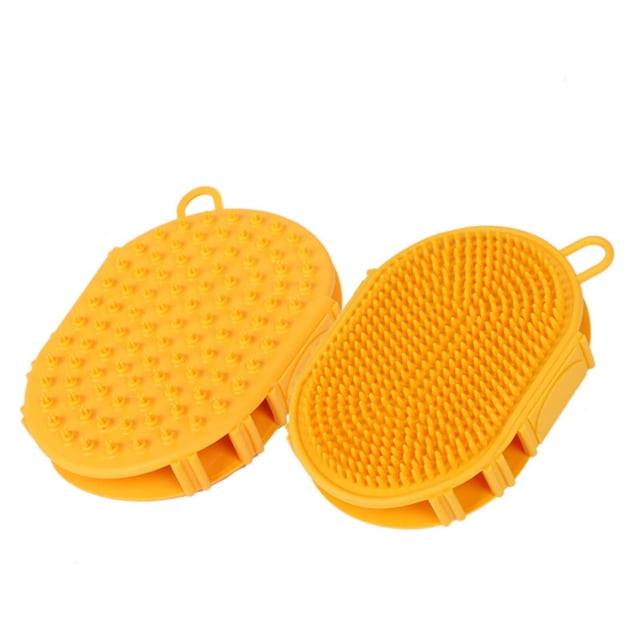 Tong Grooming Shampoo Brush Massage Rubber Comb Bath For And Cats Easy Washing