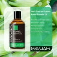 thumbnail image 5 of MAYJAM Fennel Essential Oil 100 mL (3.381/6 oz) 100% Pure, Undiluted, Therapeutic Grade, 5 of 5
