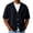 Z27Navy, variant on Waffle Button Down Short Sleeve Shirts for Men Lightweight Open Front Cardigan Casual Comfy Knit Summer Cardigan Navy 2XL