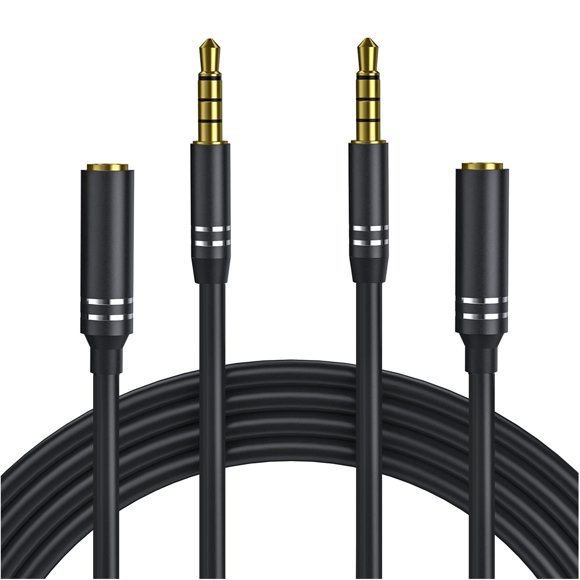 Cable de extensión para auriculares Jeselry de 3,5 mm y 1,2 m, macho a hembra