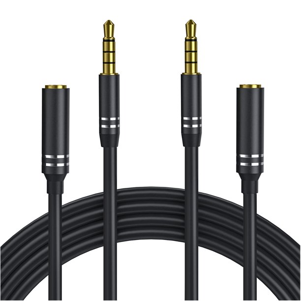 Cable de extensión para auriculares Jeselry de 3,5 mm y 1,2 m, macho a hembra