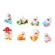 thumbnail image 2 of Juego de 8 figuras de patitos pequeños, mini figuras de patitos, adornos para acuario, Blanco, 2 of 9