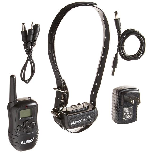 ALEKO TSTC01 Rechargeable and Waterproof Dog Collar Training Collar