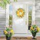 thumbnail image 2 of Decoraciones colgantes de puerta de primavera con corona de Daffodil Lane, 2 of 5