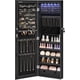 thumbnail image 1 of SONGMICS HOME Mueble colgante para colgar en la pared, con luces interiores LED, organizador de joyas montado en la puerta, espejo de longitud completa, idea de regalo, tinta negra, 1 of 6