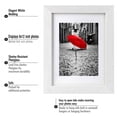 thumbnail image 5 of 9x12 Picture Frames White Matted 6x8 Wooden Picture Frame Poster Frame for Wall Hanging and Home Decoration-White, 5 of 8