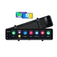 thumbnail image 1 of 4G 10 4G+64G 12 Inch Car Rearview Mirror ADAS FHD Auto Recorder GPS Navigation Dash Camera Rear View Mirror Car DVR ,Clear Images, 1 of 7