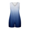 thumbnail image 6 of Lenpel Women's Rompers Casual Loose Sleeveless V Neck Tank Top Short Jumpsuits with Pockets Summer Beach Vacation Outfits, 6 of 7