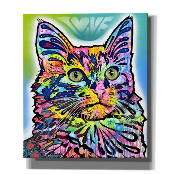 Epic Graffiti 'Angora' by Dean Russo, Giclee Canvas Wall Art, 26"x30"