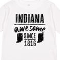 thumbnail image 4 of Inktastic Indiana Awesome Since 1816 Boys or Girls Long Sleeve Toddler T-Shirt, 4 of 5