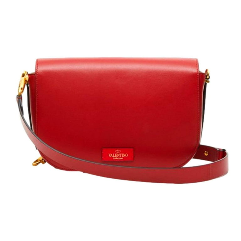 30%OFF!!EXPRESS便可◎NO.1ロングセラー VALENTINO VLOGO WALK Valentino Garavani VLogo Walk Large Crossbody Bag Red Calf