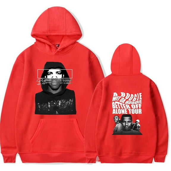 A Boogie Wit Da Hoodie Merch Better off Alone Tour 2024 Hoodies Merch print Unisex Trendy Casual Streetwear Sweatshirt
