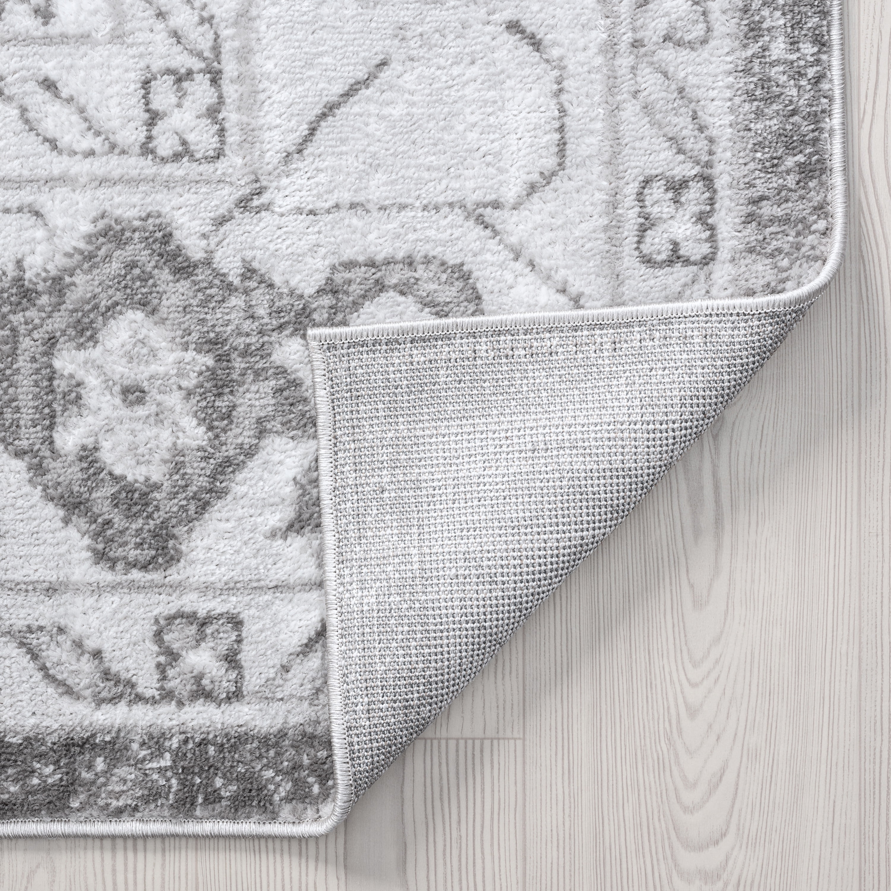 5x7 Modern Gray Area Rugs for Living Room | Bedroom Rug | Dining Room Rug | Indoor Entry or Entryway Rug | Kitchen Rug | Alfombras para Salas 5'3'' x 7'3''
