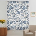 thumbnail image 3 of Vintage Spring Floral Sheer Curtains 72 Inches Long, Farmhouse Summer Botanical Retro Light Filering Curtains, Breathable Simi Curtain Privacy Drapes for Living Room Bedroom Window Treatment, 3 of 9