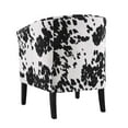 thumbnail image 2 of Linon Sadie Black Udder Madness Club Chair, 19.5 inch Seat Height, 2 of 4