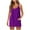 Dark Purple, variant on Uheoun Womens Tennis Dress Workout Mini Dress with Shorts Sleeveless Spaghetti Straps Golf Athletic Dresses
