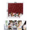 thumbnail image 4 of Red Buffalo Plaid Snowman Cloth Napkins Set of 6 Reusable Dinner Napkins, Christmas Winter Snowflake Xmas Cocktail Napkin Washable Table Napkins for Wedding/Holiday Party/Baby Shower 20"x20", 4 of 7