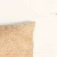 thumbnail image 2 of 12" x 20" x 5" Tan Cowhide  Pillow, 2 of 2