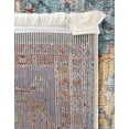 thumbnail image 7 of Unique Loom Baracoa Collection Area Rug - Miramar (4' Square Light Blue/Blue), 7 of 7