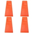 thumbnail image 5 of FONWILYO 4Pcs Orange Plastic Felling Wedge For Lumberjack Tools And Portable Manual Splitter, 5 of 7