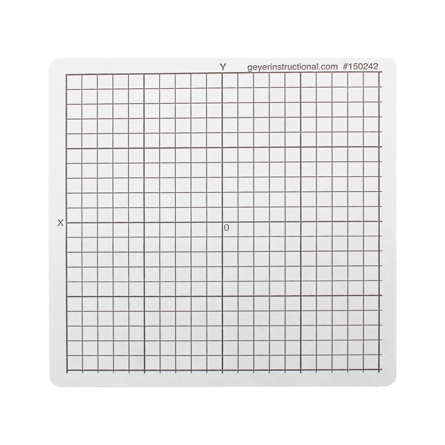 Geyer Instructional Graphing Stickers, Accentuated XY Axis, 500 Stickers