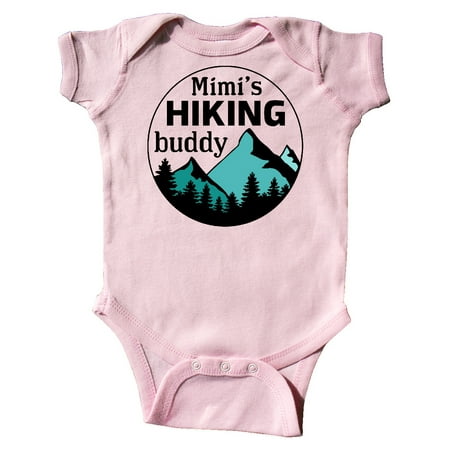 

Inktastic Mimi s Hiking Buddy with Mountains and Trees Gift Baby Boy or Baby Girl Bodysuit