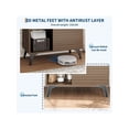thumbnail image 3 of EastVita 3-Tier Wooden Storage Cabinet – Sturdy Particle Board Organizer With Adjustable Shelves Multi-Purpose Bookshelf For Living Room Bedroom Office and Entryway, 3 of 8