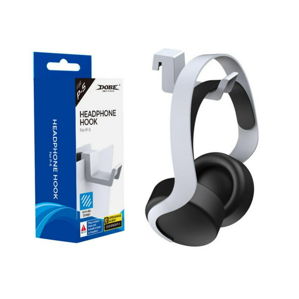 PS5 Headphone Holder, PS5 Headset Hanger, Compatible with Universal Gaming White