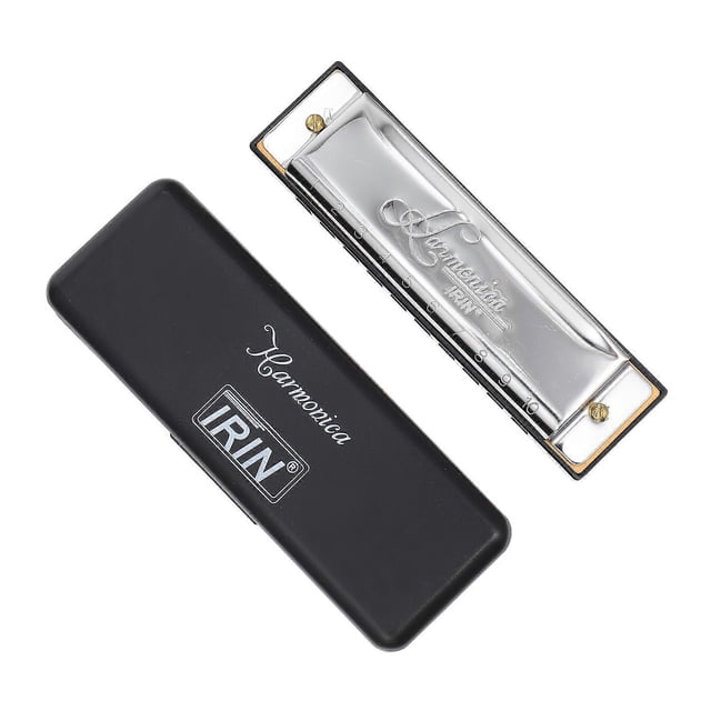 1 Pc Durable 10-hole 20-tone Blues Harmonica Small Instrument Blues Harmonica
