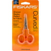 "Fiskars 4"" Orange Curved Scissors, Right/Left Handed Use"