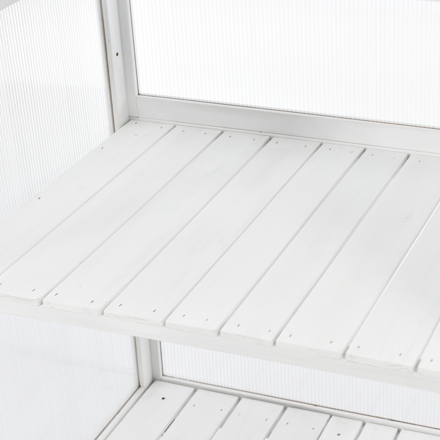 Harper & Bright Designs 31.5” x 22.4” x 62” Cold Frame Greenhouse, Wheels and Adjustable Shelves