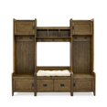 thumbnail image 3 of Crosley Fremont 4 Piece Hall Tree Set in Coffee, 3 of 9