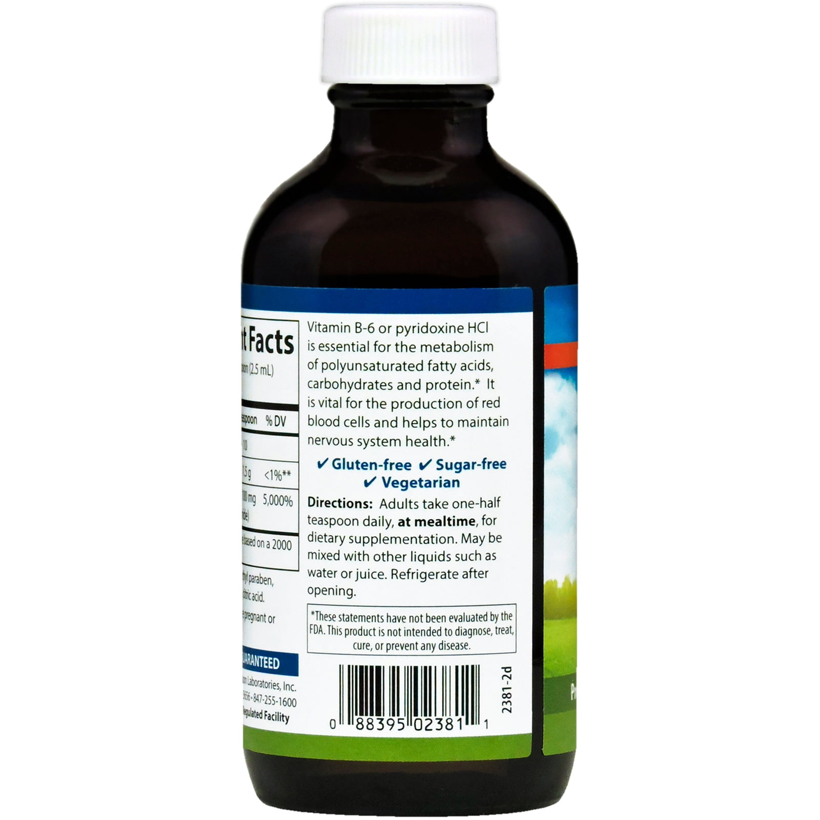 Carlson Laboratories Vitamin B-6 Liquid 4 oz Liquid