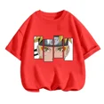 thumbnail image 3 of Camiseta de anime Naruto para niños, camisetas para niños, camisetas de dibujos animados para niñas, camisetas de manga corta de Sonic para niños de 3 a 14 años, 3 of 5