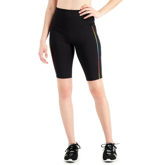 ID Ideology Women's Pride 10 Bike Shorts Black Size Small