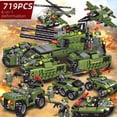 thumbnail image 4 of Bloques de construcción ensamblados de partículas pequeñas de la serie militar LEGO compatibles, rompecabezas, juguetes de iluminación para niños y niñas, 4 of 5
