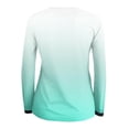 thumbnail image 4 of GigrtiJin Womens Fall Gradient Tops Long Sleeved Round Neck Casual Loose T-Shirt Fashion Comfy Pullover Blouse, 4 of 4