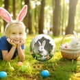 WalGRHFR Easter Bunny Resurrection 2D Cartoon Rabbit Easter Decorations