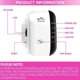 thumbnail image 2 of Repetidor WiFi Extensor inalámbrico Punto de acceso (AP) de 300 M Amplificador de señal Compatible con el estándar WiFi-N, 2,4 GHz, Antenas integradas, Estándar IEEE, Interfaz, RJ45, Protección WPS, 2 of 5