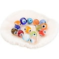 thumbnail image 6 of 100pcs 10mm Round Evil Eye Handmade Glass Lampwork Beads, 6 of 9