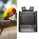 thumbnail image 3 of Bolsa de transporte para pájaros, mochila para jaula de loros, portátil, ajustable, transparente Los 31x20x40cm, 3 of 7
